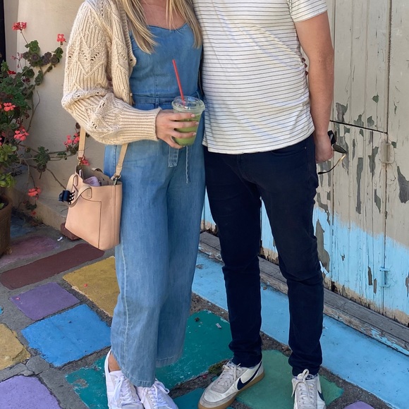 PAIGE Light Blue Denim Jumpsuit - Picture 6 of 7